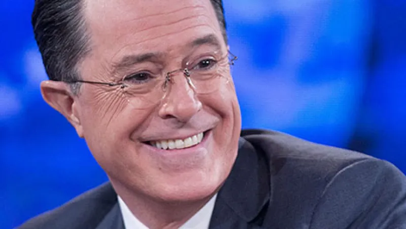 President Obama Tapes An Interview For The Colbert Report with Stephen Colbert President Obama Tapes An Interview For The Colbert Report with Stephen Colbert